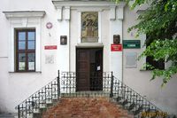 Byczyna - Eingang Rathaus